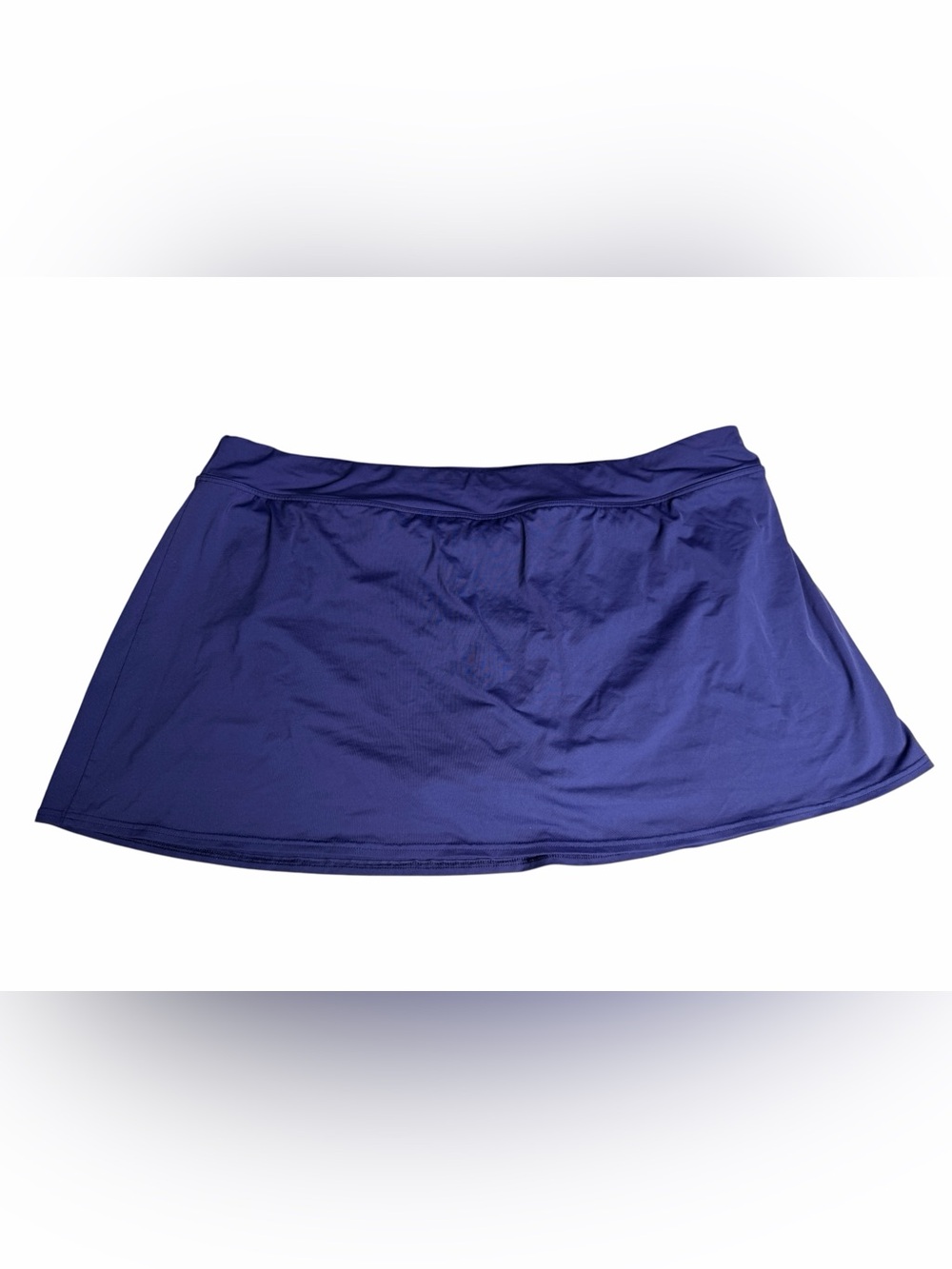 Lands’ End Women’s Swim Skirt Skort Navy Blue Size 22W Plus Swim Bottom